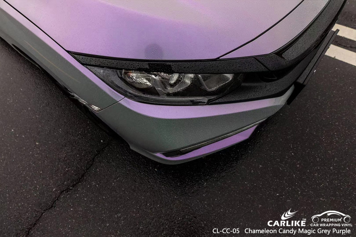 CL-CC-05 chameleon candy magic grey purple vehicle wrapping for HONDA North Dakota United States