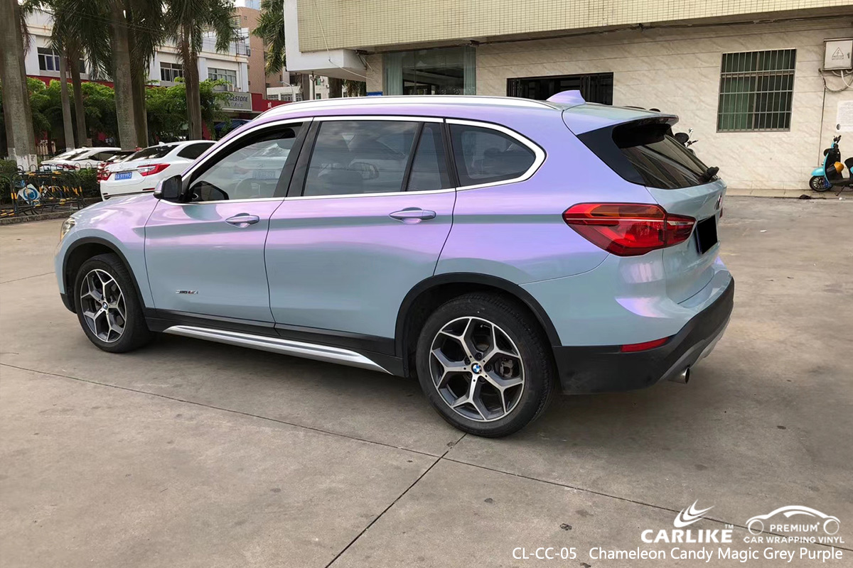 CL-CC-05 chameleon candy magic grey purple ship vinyl wrap my car for BMW Agri Turkey