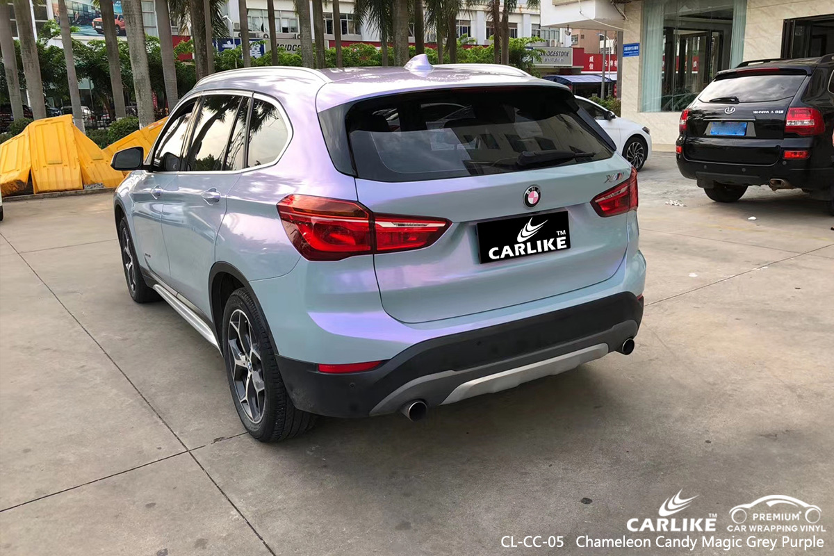 CL-CC-05 chameleon candy magic grey purple ship vinyl wrap my car for BMW Agri Turkey