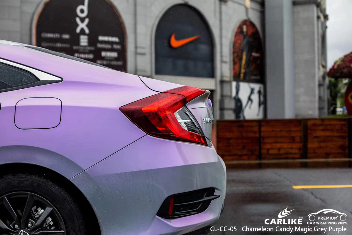 CL-CC-05 chameleon candy magic grey purple vehicle wrapping for HONDA North Dakota United States