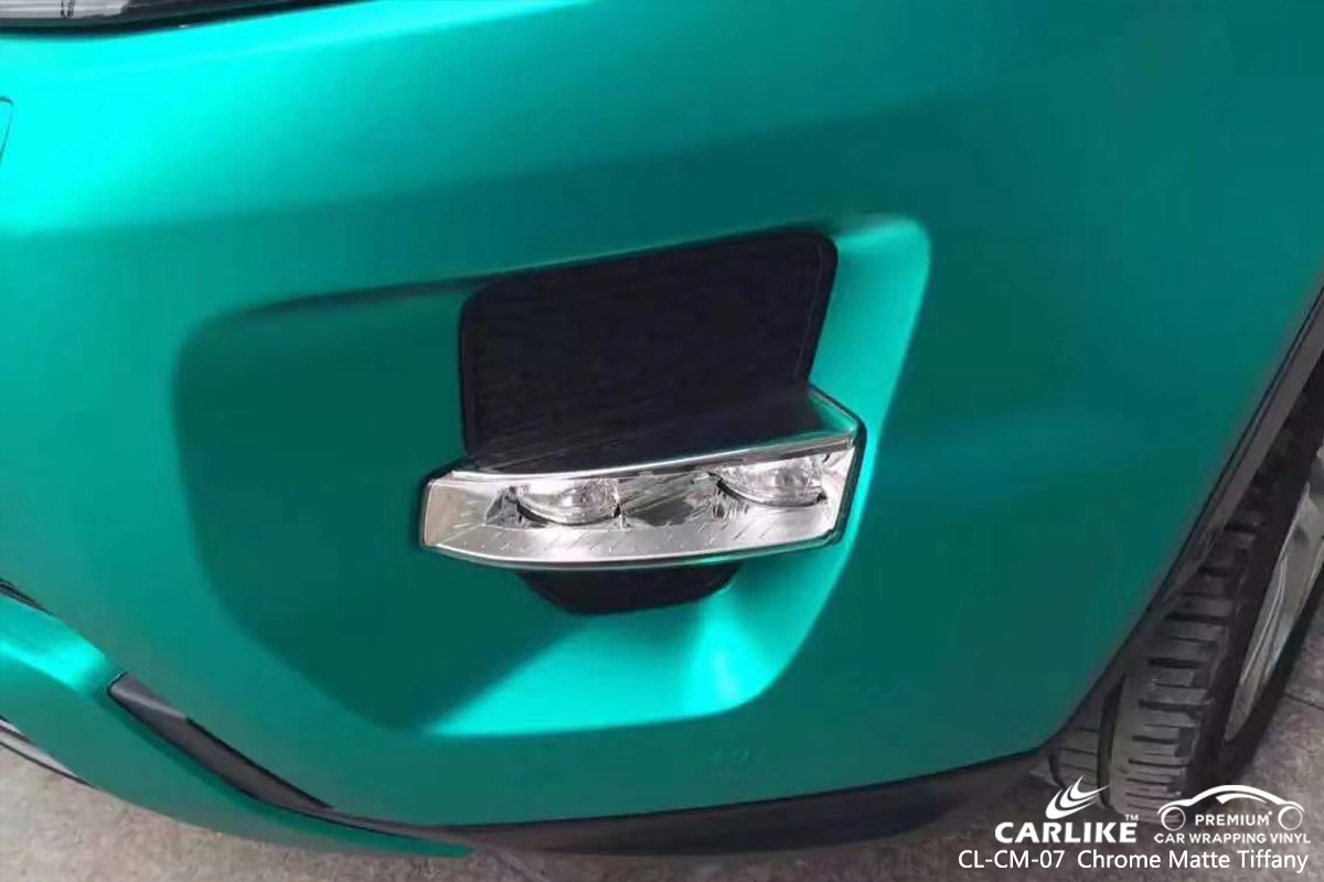 CL-CM-07 chrome matte tiffany vinyl wrap my car for RANGE ROVER Perak Malaysia