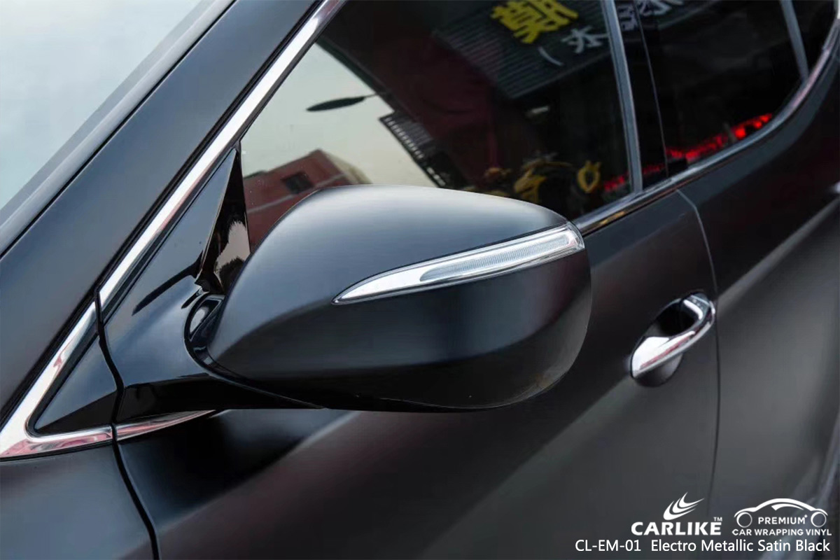 CL-EM-01 electro metallic satin black car wrapping for BEIJING HYUNDAI Gauteng South Africa