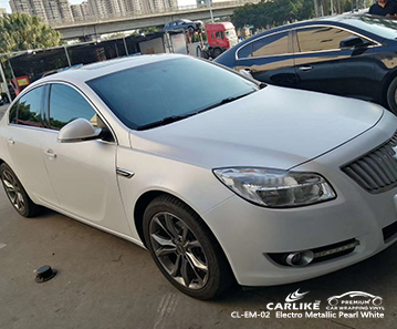 BUICK Krasnodar Krai Rusya için CL-EM-02 elektro metalik inci beyaz tpu ppf filmi
