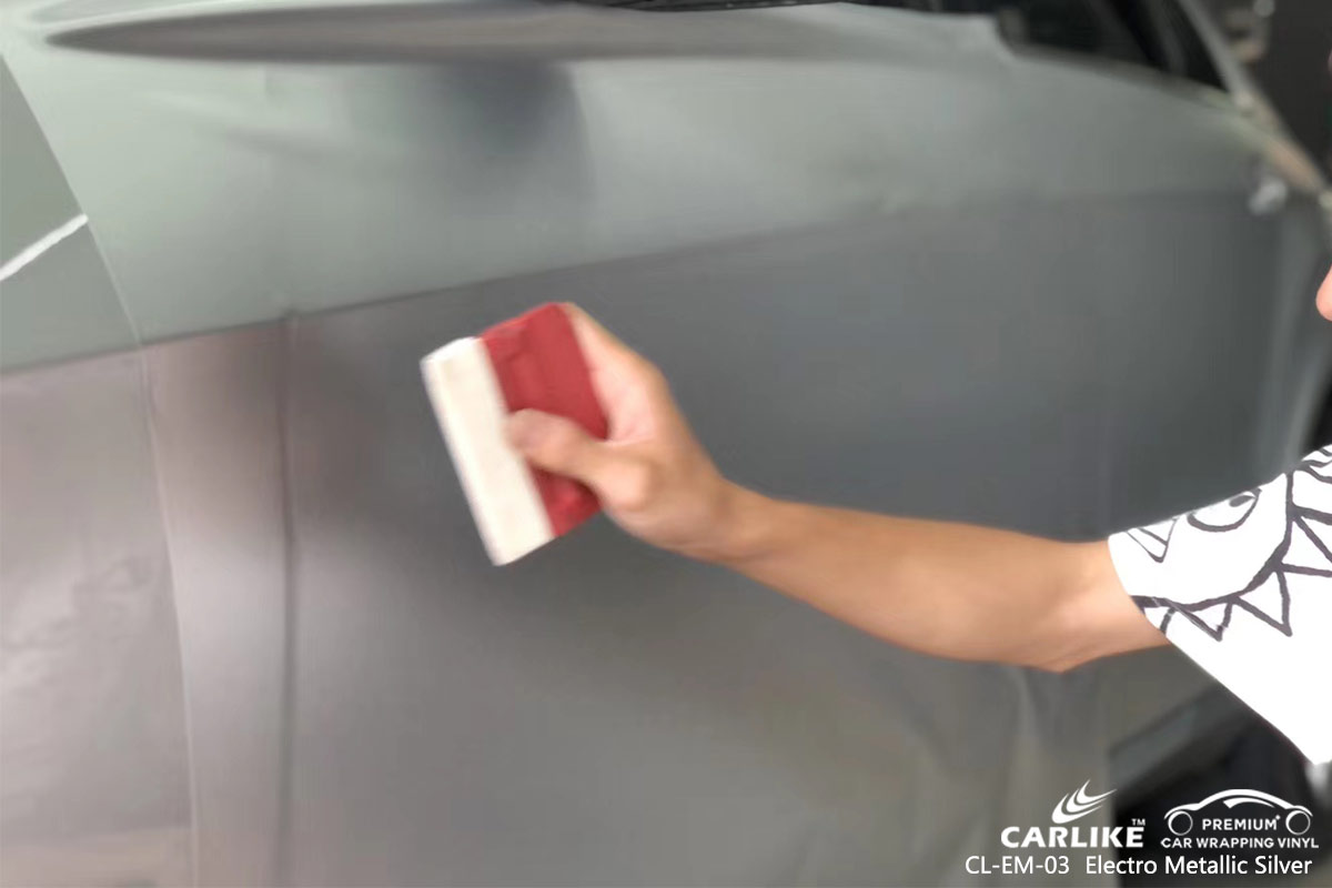 CL-EM-03 electro metallic silver vinyl material suppliers for MERCEDES-BENZ Colorado United States