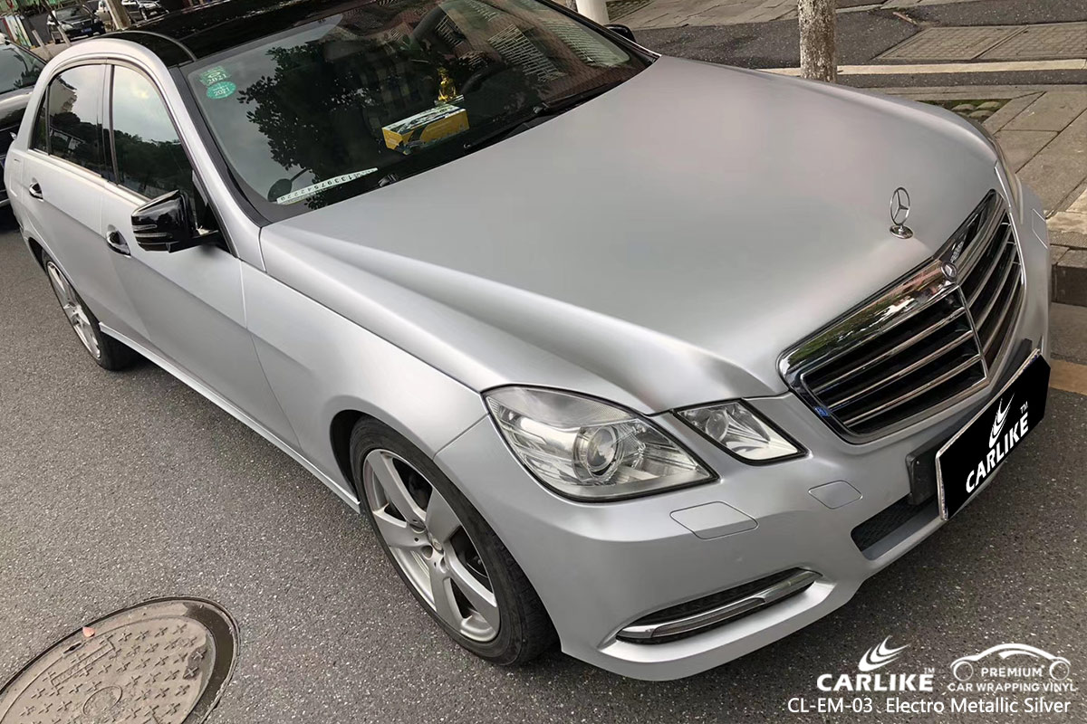 CL-EM-03 electro metallic silver vinyl material suppliers for MERCEDES-BENZ Colorado United States