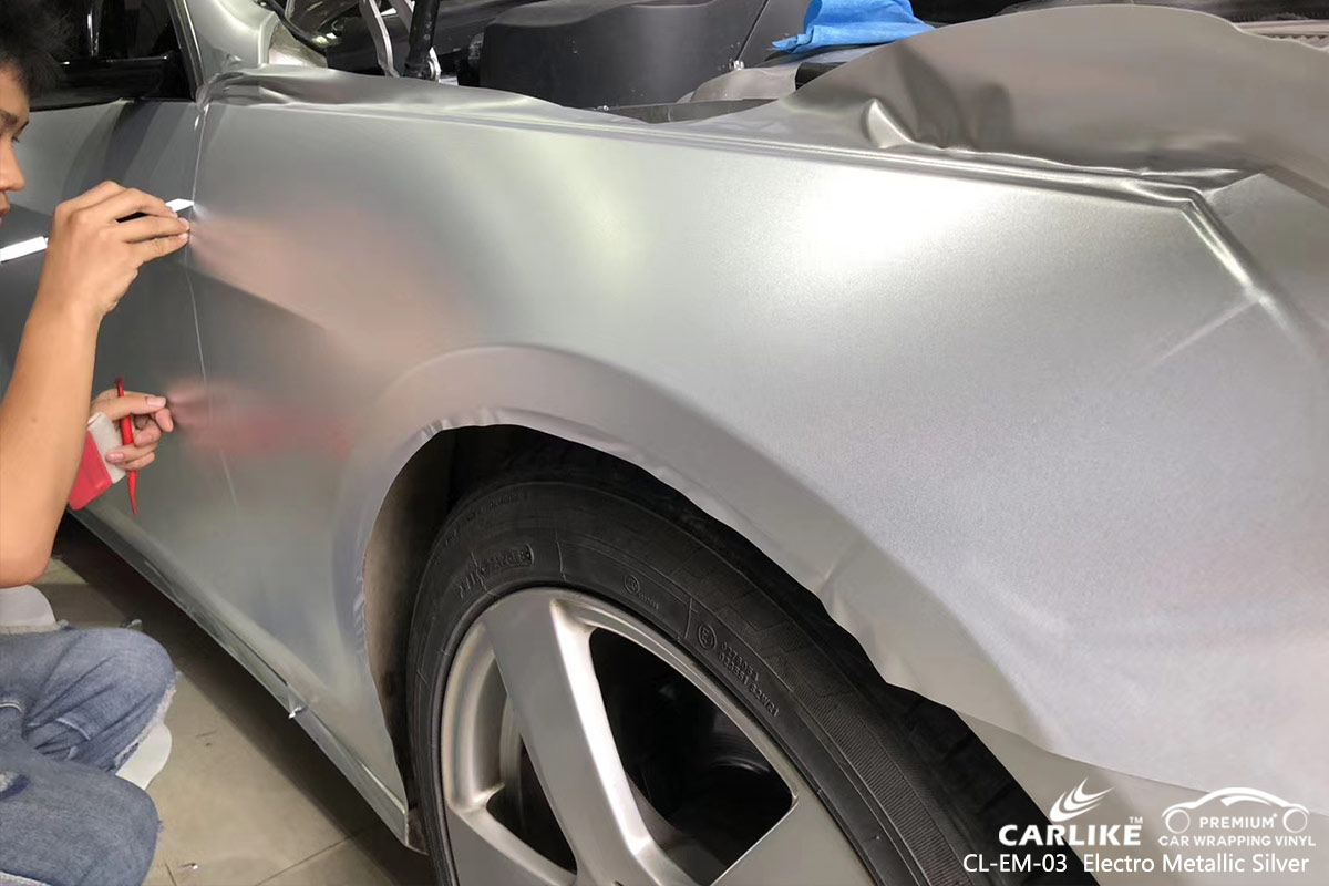 CL-EM-03 electro metallic silver vinyl material suppliers for MERCEDES-BENZ Colorado United States