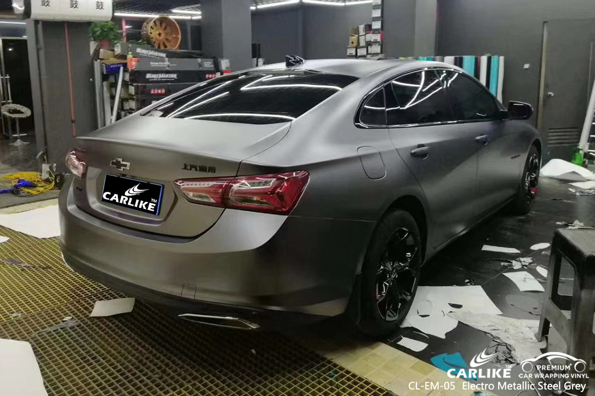 CL-EM-05 electro metallic steel grey car wrapping for CHEVROLET Alaska United States