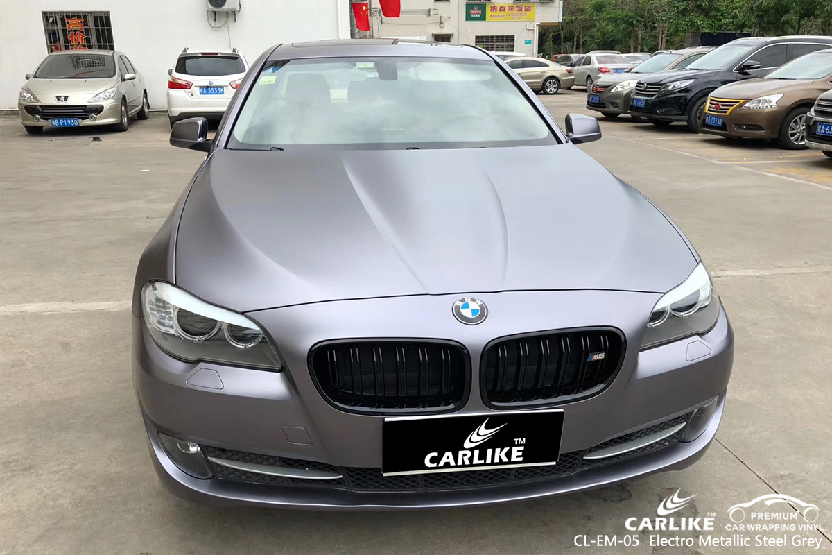 CL-EM-05 electro metallic steel grey wrap my car for BMW Nouvelle-Aquitaine France