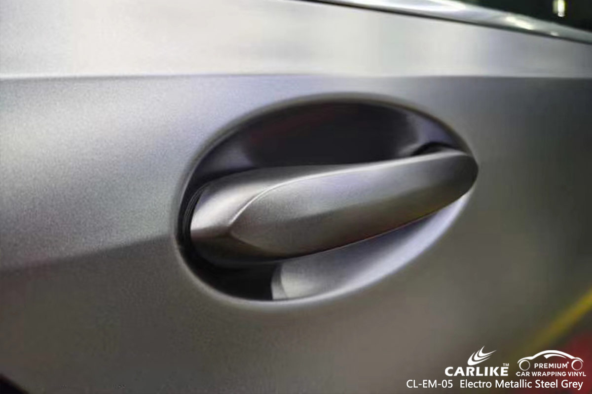 CL-EM-05 electro metallic steel grey ship vinyl sticker paper for BMW Maine United States