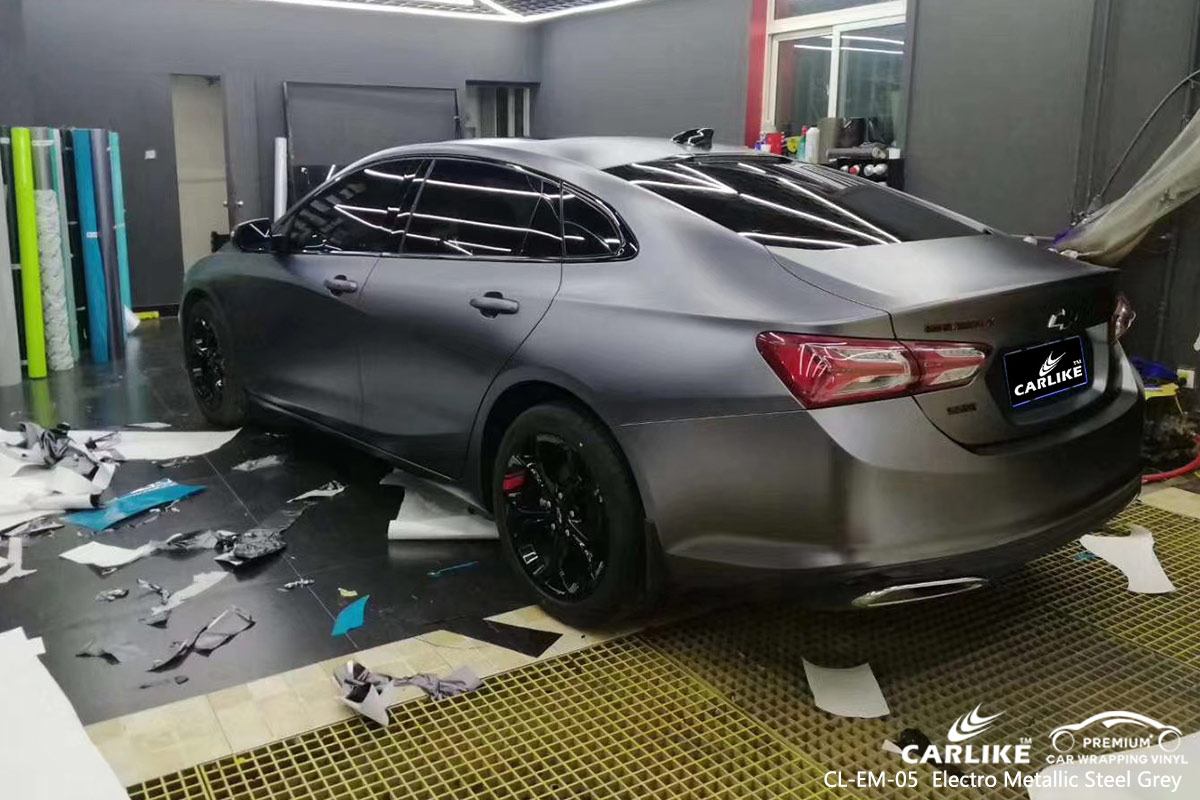 CL-EM-05 electro metallic steel grey car wrapping for CHEVROLET Alaska United States
