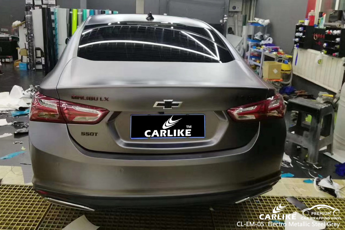 CL-EM-05 electro metallic steel grey car wrapping for CHEVROLET Alaska United States