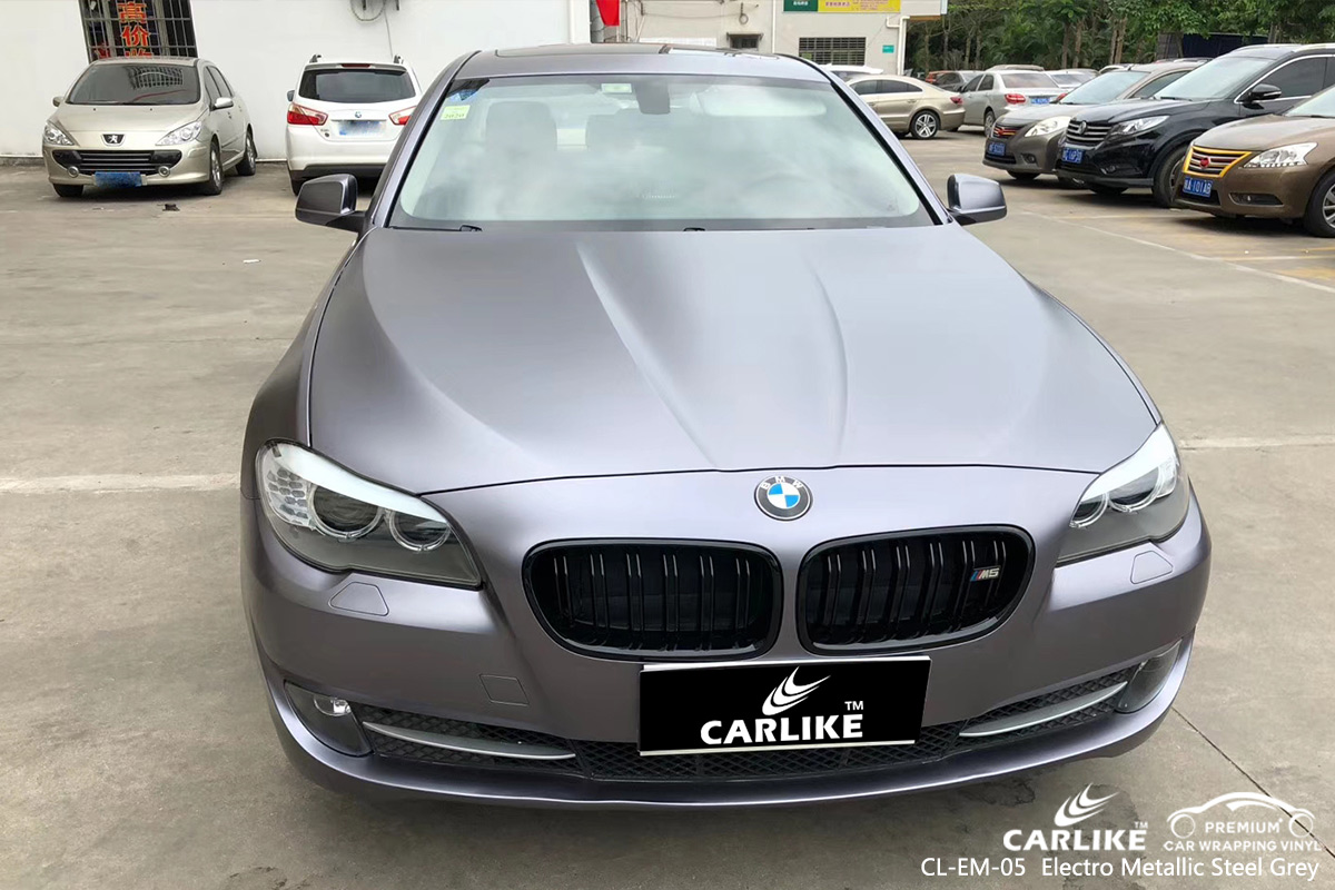 CL-EM-05 electro metallic steel grey wrap my car for BMW Nouvelle-Aquitaine France