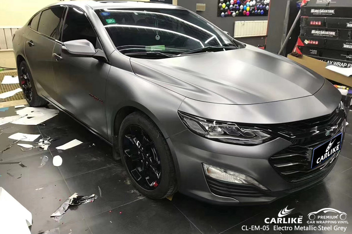 CL-EM-05 electro metallic steel grey car wrapping for CHEVROLET Alaska United States