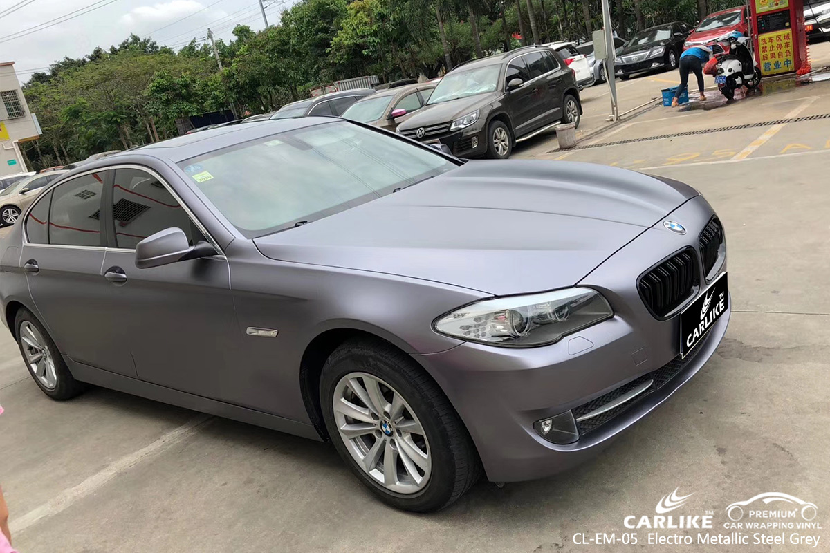 CL-EM-05 electro metallic steel grey wrap my car for BMW Nouvelle-Aquitaine France