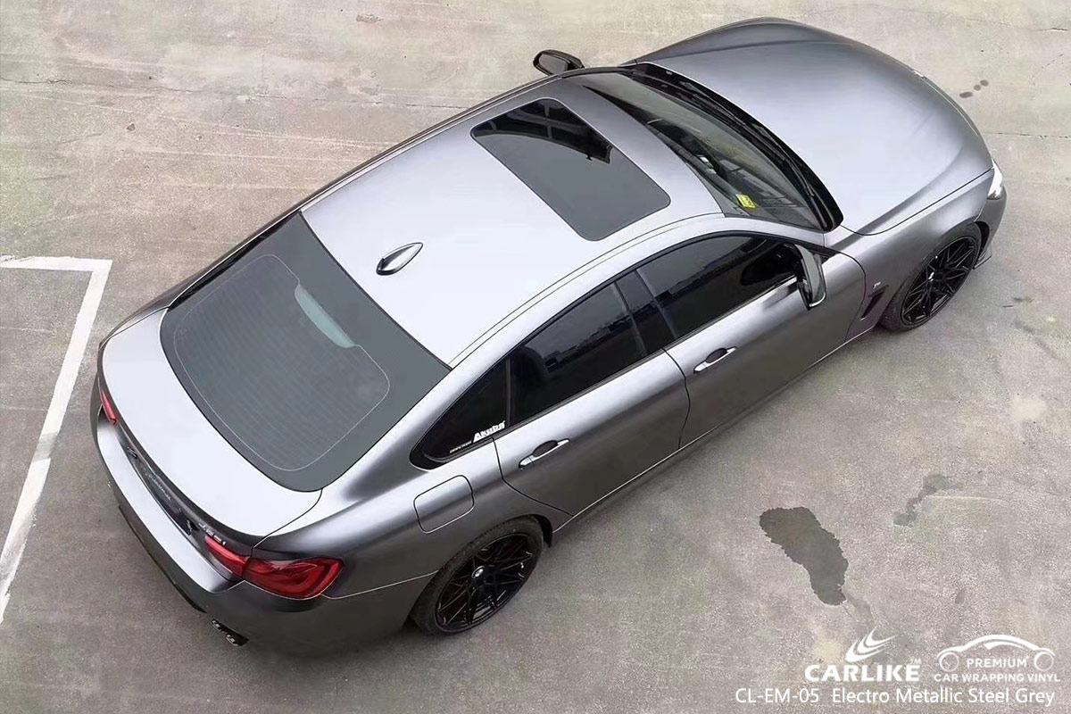 CL-EM-05 electro metallic steel grey car wrap vinyl matte for BMW South Carolina United States