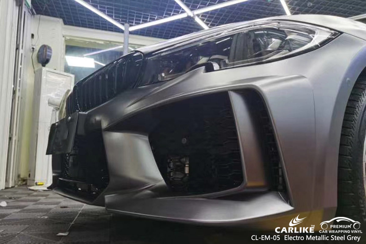 CL-EM-05 electro metallic steel grey ship vinyl sticker paper for BMW Maine United States