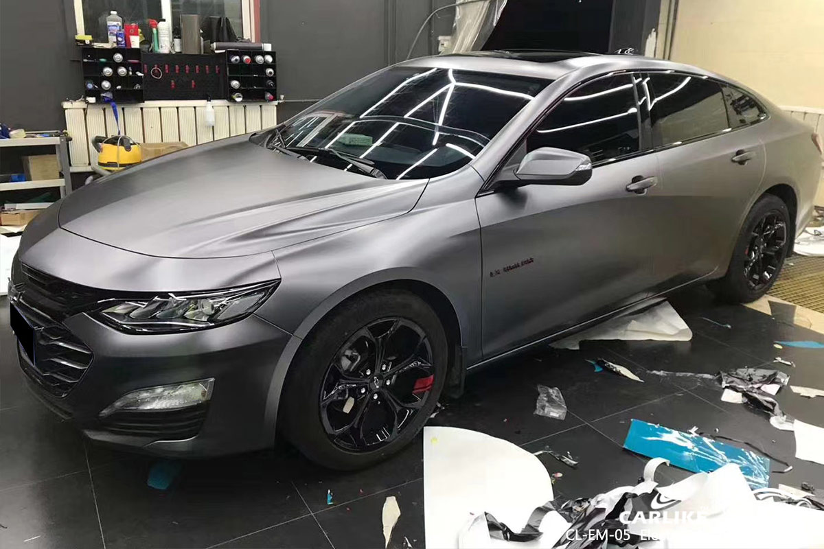 CL-EM-05 electro metallic steel grey car wrapping for CHEVROLET Alaska United States