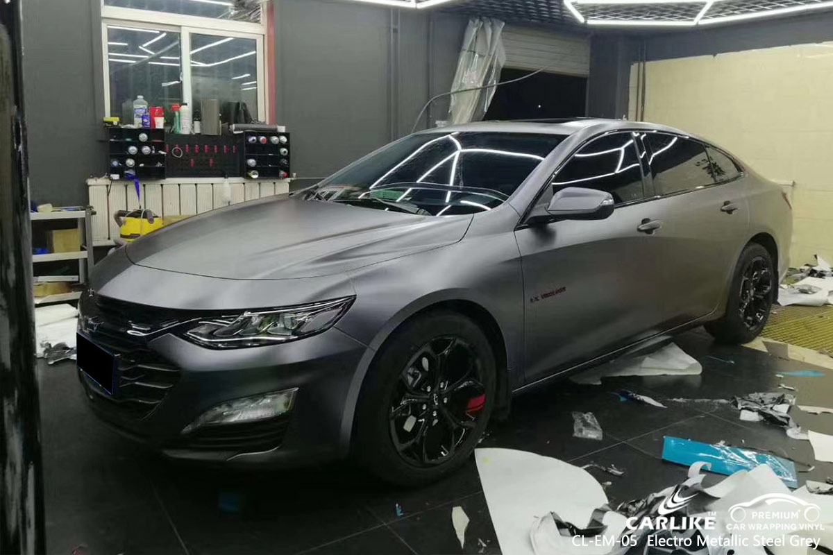 CL-EM-05 electro metallic steel grey car wrapping for CHEVROLET Alaska United States