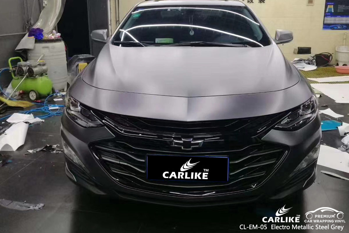 CL-EM-05 electro metallic steel grey car wrap vinyl matte for BMW South Carolina United States