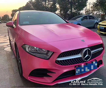 MERCEDES-BENZ Ohio için CL-EM-10 elektro metalik pembe vinil filmler Amerika Birleşik Devletleri