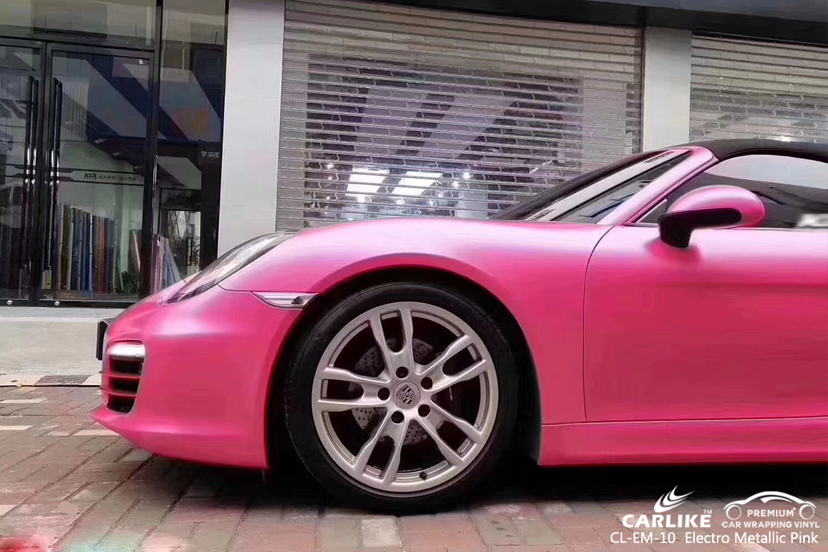 CL-EM-10 electro metallic pink vehicle wrapping for PORSCHE Western Cape South Africa