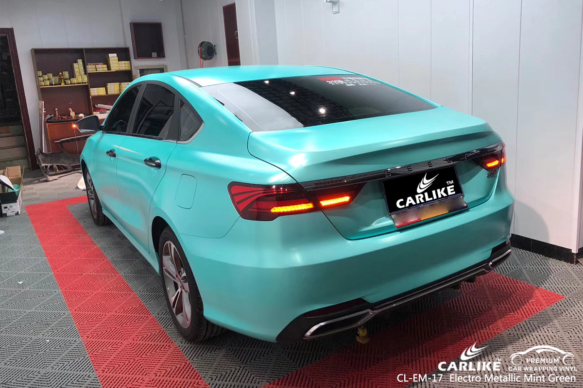 CL-EM-17 electro metallic mint green car wrap gloss for GEELY Kastamonu Turkey