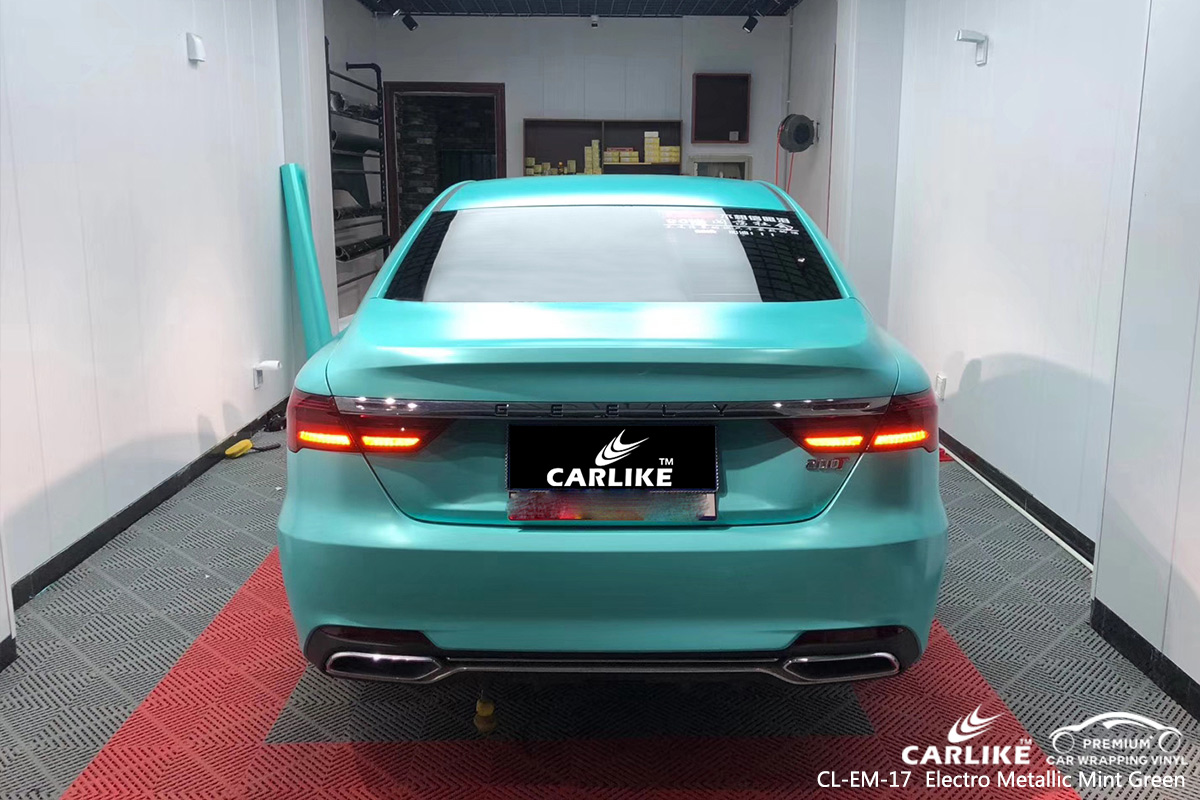 CL-EM-17 electro metallic mint green car wrap gloss for GEELY Kastamonu Turkey