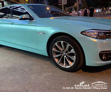 غلاف سيارة CL-EM-18 كهربائي معدني تيفاني أخضر لسيارات BMW إلينوي بالولايات المتحدة