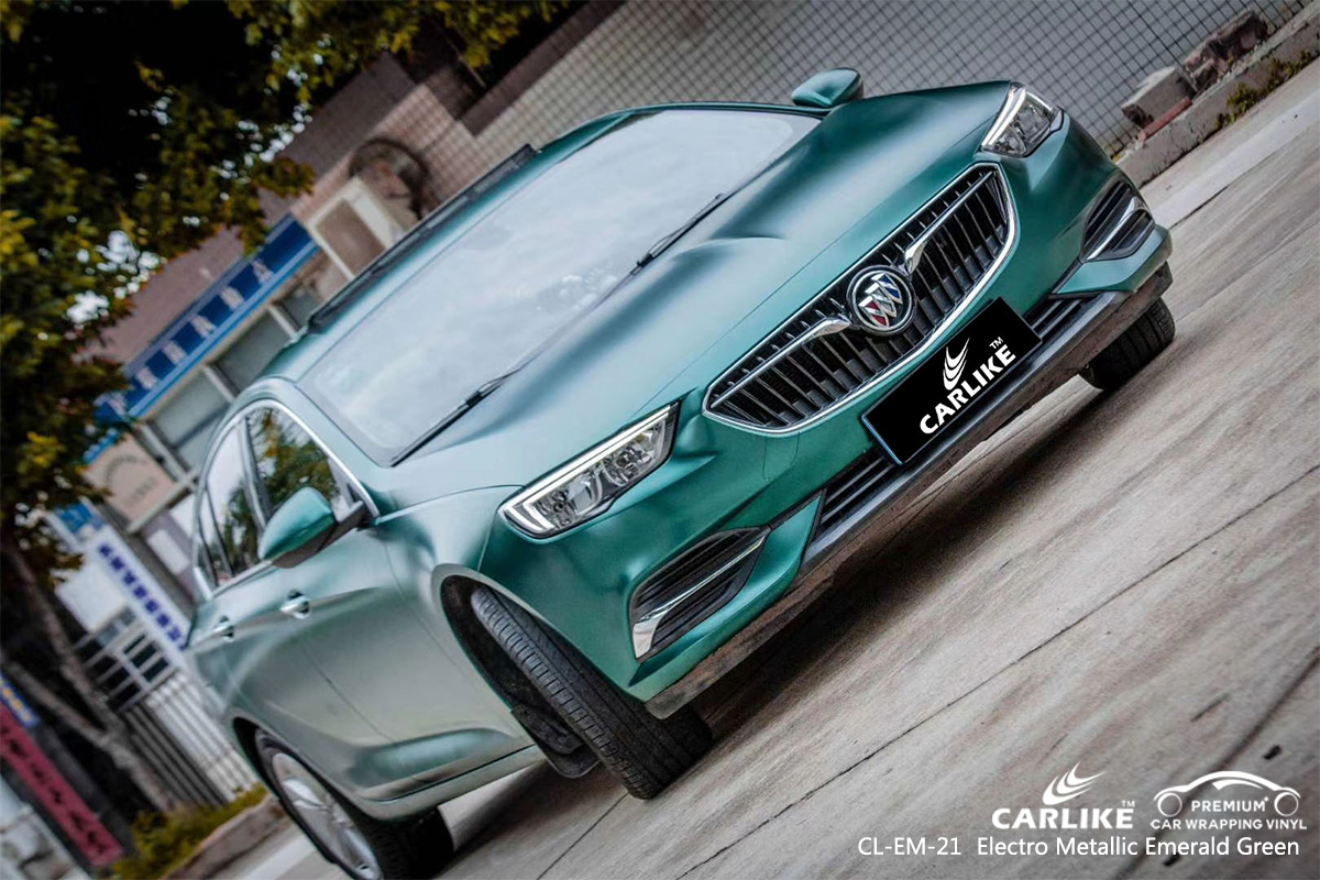 CL-EM-21 electro metallic emerald green vinyl films for BUICK Brandenburg Germany