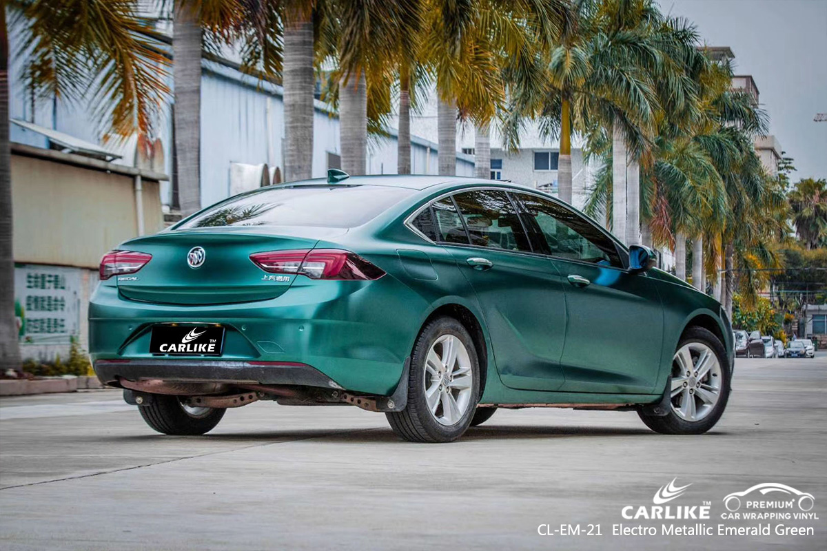 CL-EM-21 electro metallic emerald green vinyl films for BUICK Brandenburg Germany