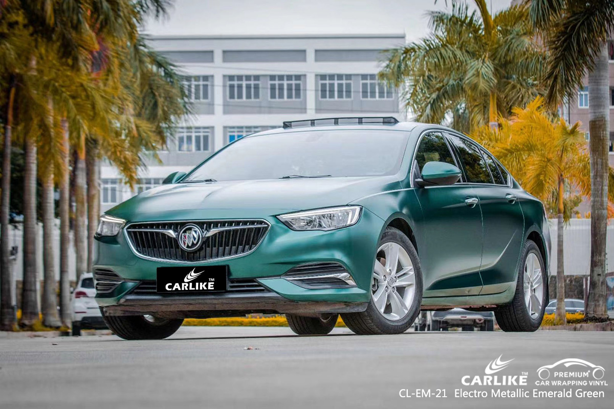 CL-EM-21 electro metallic emerald green vinyl films for BUICK Brandenburg Germany