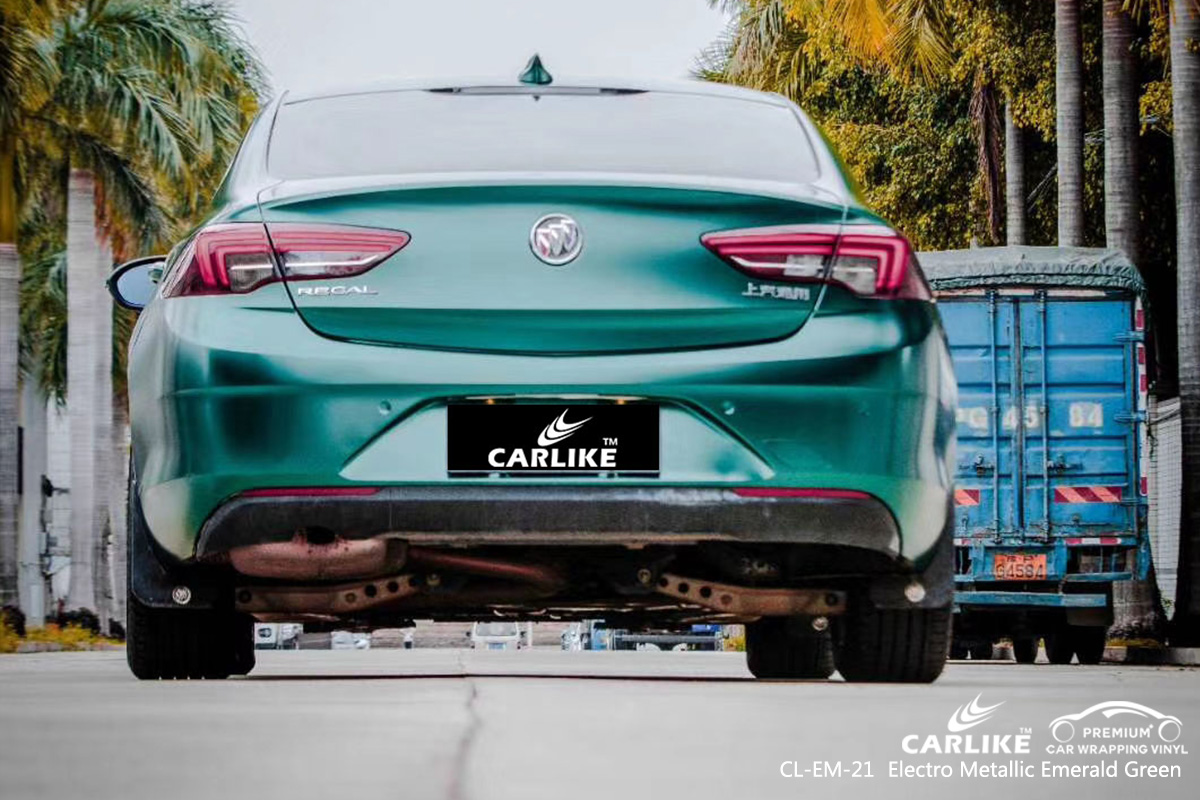 CL-EM-21 electro metallic emerald green vinyl films for BUICK Brandenburg Germany