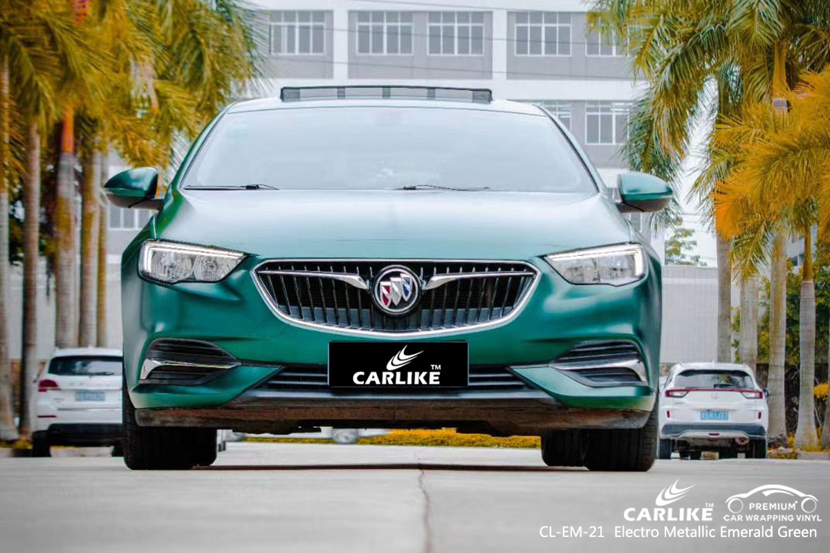 CL-EM-21 electro metallic emerald green vinyl films for BUICK Brandenburg Germany