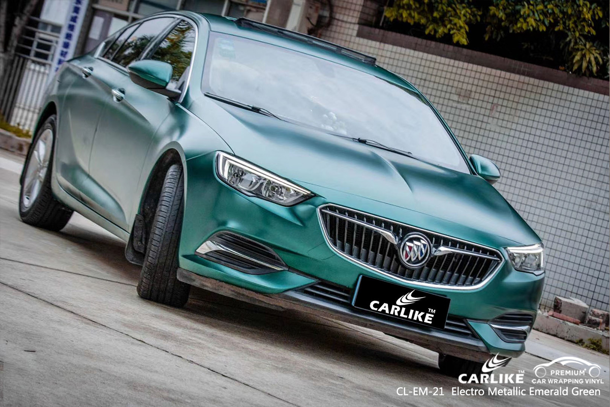 CL-EM-21 electro metallic emerald green vinyl films for BUICK Brandenburg Germany