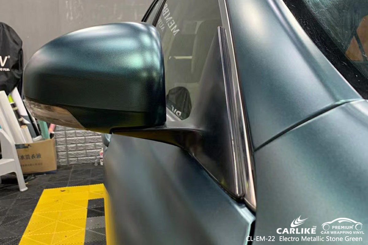 CL-EM-22 electro metallic stone green car foil for TOYOTA Pernambuco Brazil