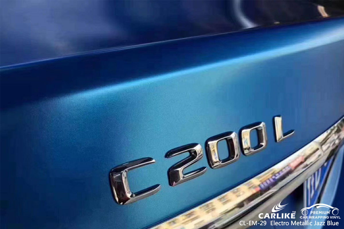 CL-EM-29 electro metallic jazz blue car wrapping for MERCEDES-BENZ Rio de Janeiro Brazil