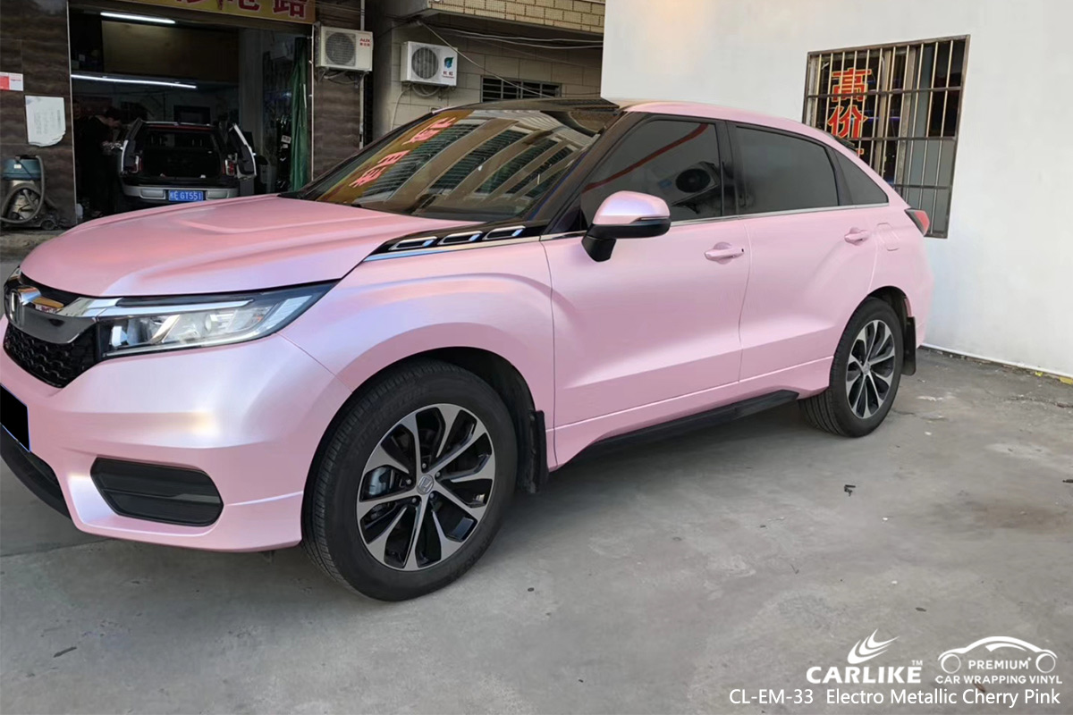 CL-EM-33 electro metallic cherry pink motorcycle car wrap film for HONDA Federal Territory Malaysia