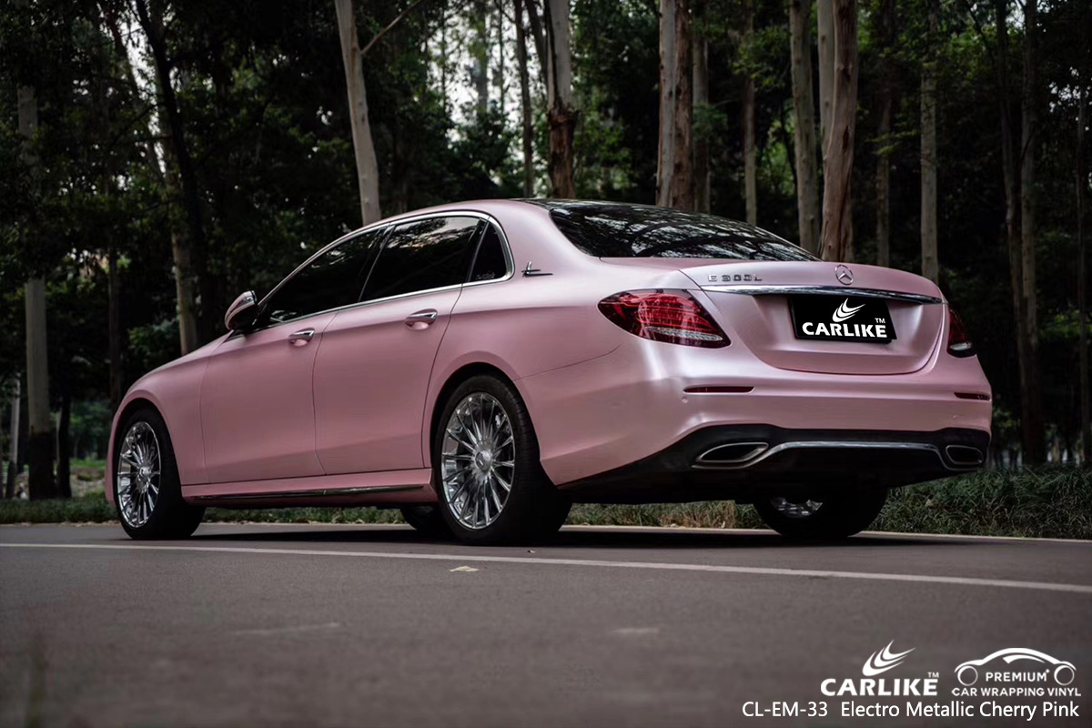 CL-EM-33 electro metallic cherry pink body wrap car supplier for MERCEDES-BENZ Mpumalanga South Africa