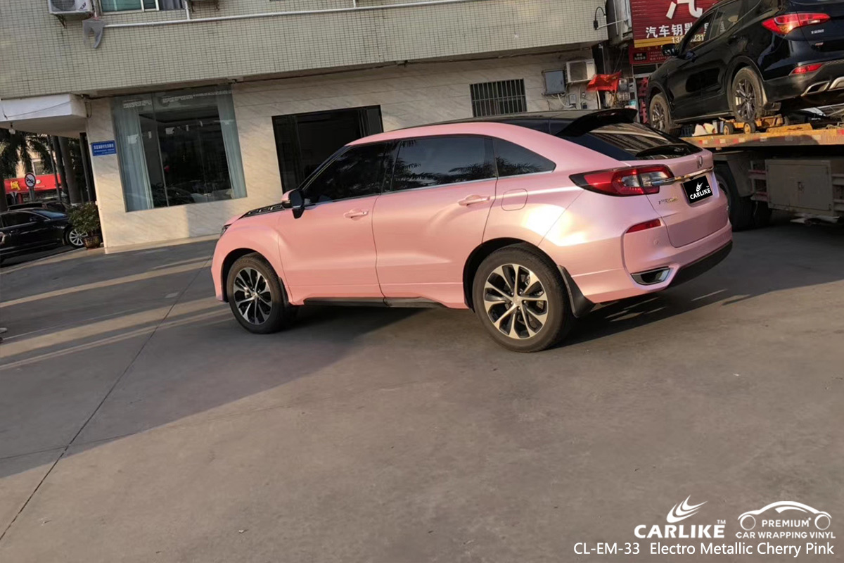 CL-EM-33 electro metallic cherry pink motorcycle car wrap film for HONDA Federal Territory Malaysia