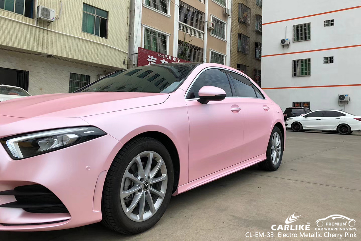 CL-EM-33 electro metallic cherry pink vinyl sticker paper for MERCEDES-BENZ Nigde Turkey