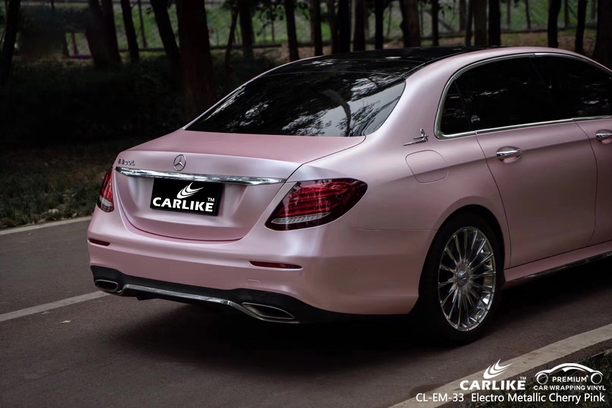 CL-EM-33 electro metallic cherry pink body wrap car supplier for MERCEDES-BENZ Mpumalanga South Africa