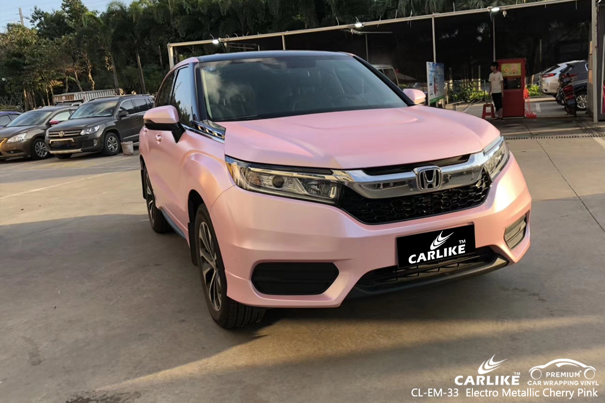 CL-EM-33 electro metallic cherry pink motorcycle car wrap film for HONDA Federal Territory Malaysia