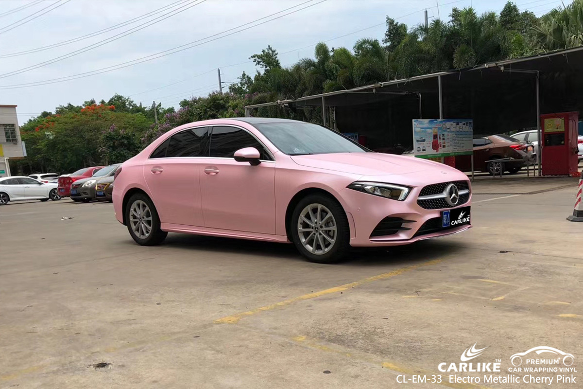 CL-EM-33 electro metallic cherry pink vinyl sticker paper for MERCEDES-BENZ Nigde Turkey