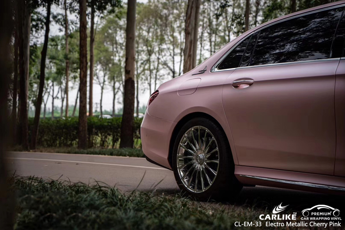 CL-EM-33 electro metallic cherry pink body wrap car supplier for MERCEDES-BENZ Mpumalanga South Africa