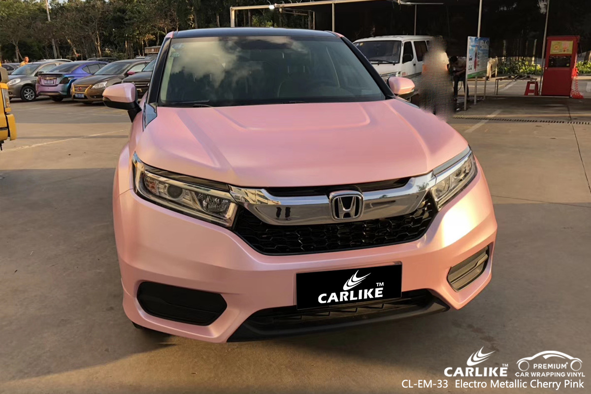 CL-EM-33 electro metallic cherry pink motorcycle car wrap film for HONDA Federal Territory Malaysia