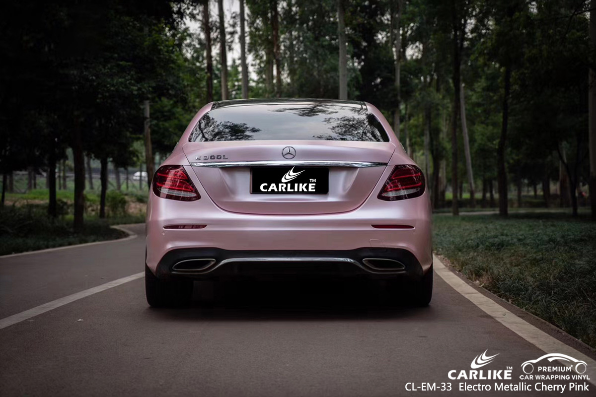 CL-EM-33 electro metallic cherry pink body wrap car supplier for MERCEDES-BENZ Mpumalanga South Africa