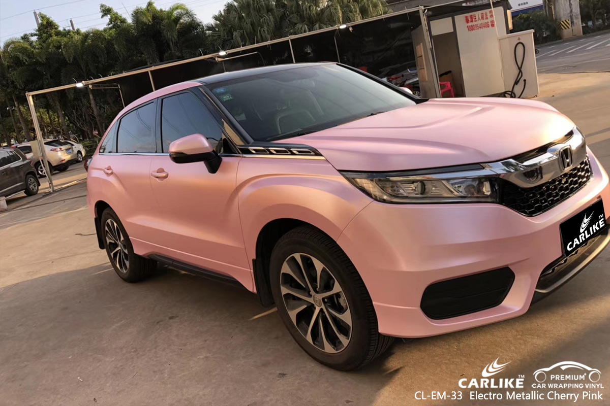 CL-EM-33 electro metallic cherry pink motorcycle car wrap film for HONDA Federal Territory Malaysia