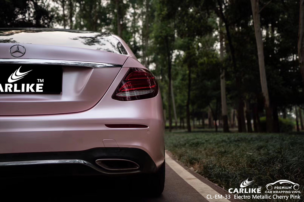 CL-EM-33 electro metallic cherry pink body wrap car supplier for MERCEDES-BENZ Mpumalanga South Africa