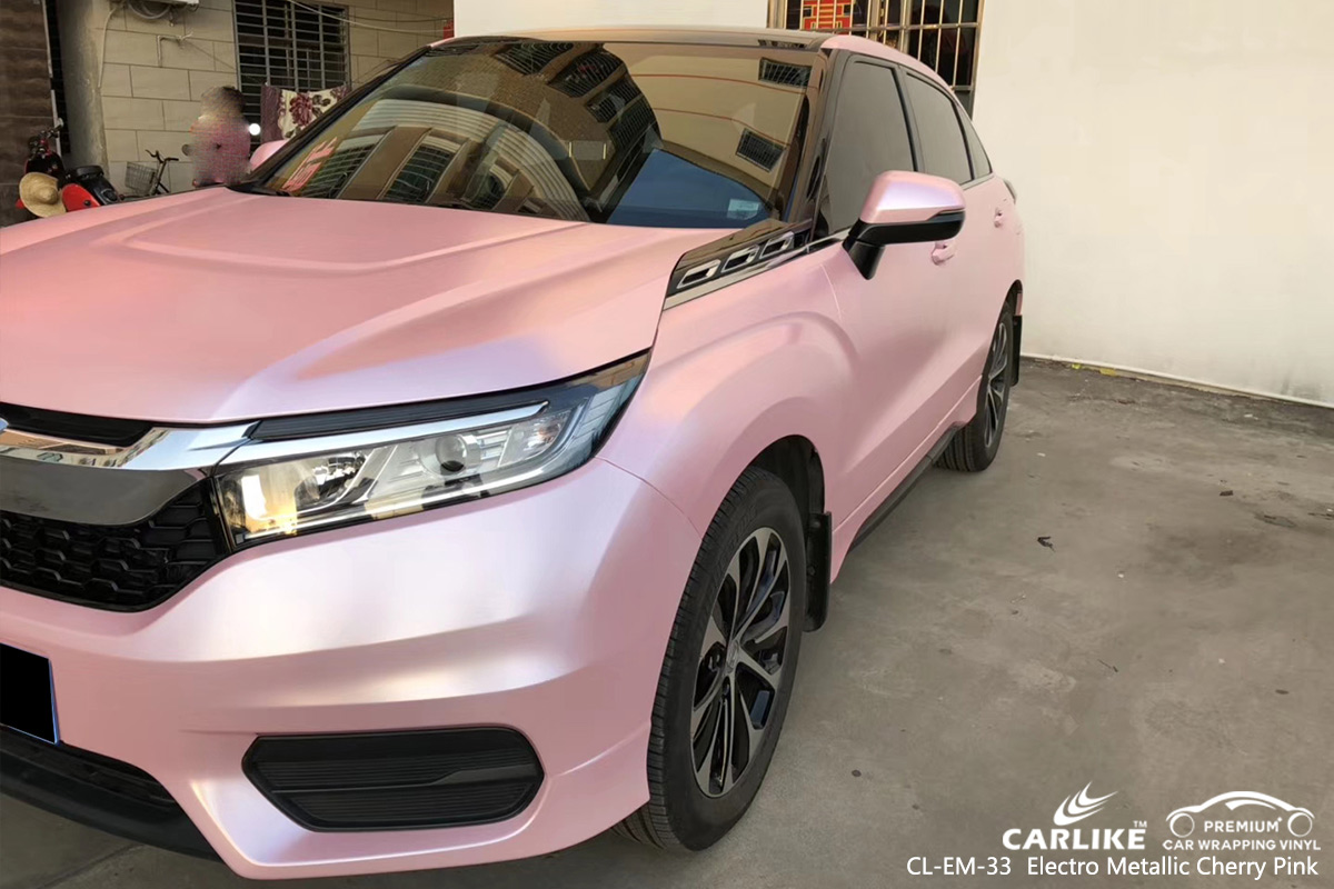 CL-EM-33 electro metallic cherry pink motorcycle car wrap film for HONDA Federal Territory Malaysia