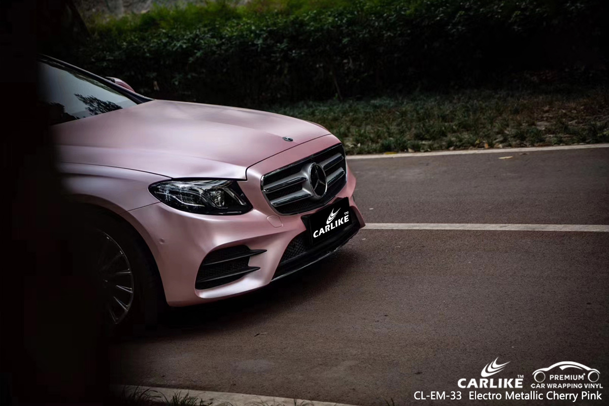 CL-EM-33 electro metallic cherry pink body wrap car supplier for MERCEDES-BENZ Mpumalanga South Africa